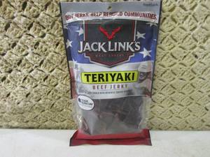 Bag of Jack Links Teriyaki Beef Jer...