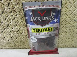 Bag of Jack Links Teriyaki Beef Jer...