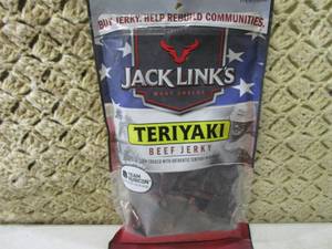 Bag of Jack Links Teriyaki Beef Jer...