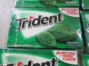 12 Packs of Trident Spearmint Gum B...
