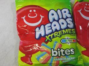 6 Bags of Air Heads Xtremes Rainbow...
