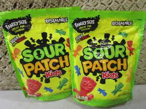 2 Family Size Bags Sour Patch Kids ...