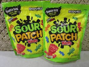 2 Family Size Bags Sour Patch Kids ...