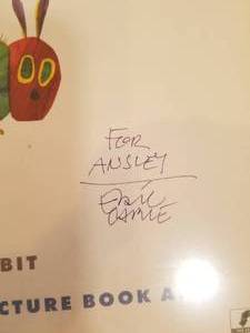 lot 59 image: Autographed Eric Carle Poster