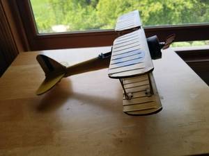 lot 64 image: Playful Vintage Toy Biplane