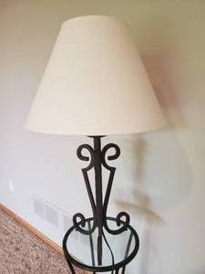lot 93 image: Contemporary Iron Table Lamp
