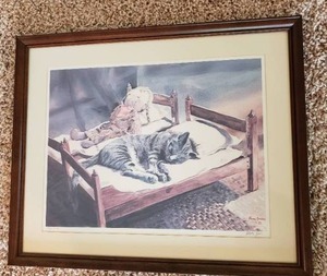 lot 80 image: Sleep Mats Print Signed Steven Jordan