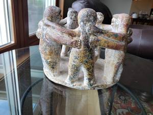 lot 68 image: Stone Gathering Figurine