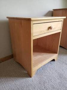 lot 30 image: Contemporary Bedroom Side Table