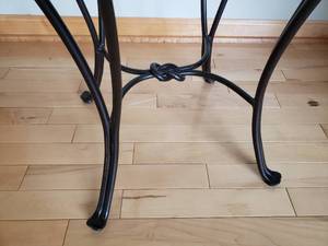 lot 35 image: Beautiful Iron Knot Tables