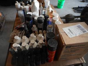 Large Lot of Miscellaneous Automotive Cleaners, Sprays and Treatments