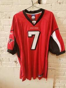 lot 77 image: Falcons Game Jersey  Michael Vick #7 Size 56