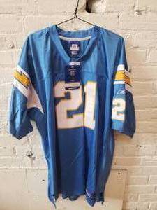 lot 79 image: LA Chargers Game Jersey  Ladainian Tomlinson #21 Size 56