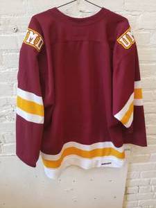 lot 53 image: UMD Hockey Game Jersey Size 52