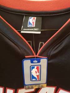lot 87 image: Miami Heat Basketball Jersey  Shaquille ONeal Size 56