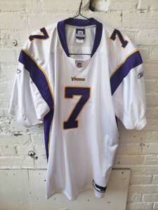 lot 58 image: Tarvaris Jackson Vikings Football Jersey Size 54