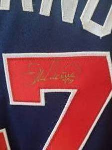 lot 12 image: FRANCISCO LIRANO SIGNED Twins Baseball Jersey