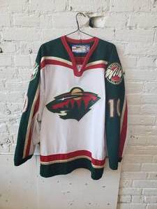 lot 68 image: Marion Gaborik Wild Hockey Jersey Size 56