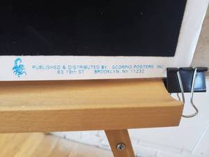 lot 171 image: Black Light Poster BRUCE LEE DRAGON EYES #1822