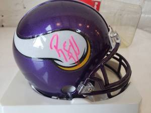lot 131 image: Autographed Mini Helmet RYAN LONGWELL