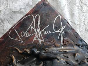 lot 26 image: Autographed PAUL STANLEY KISS Resin Cast Bust  Certified