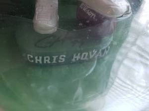 lot 22 image: Autographed CHRIS HOVAN Bobblehead  In Package