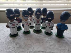 lot 140 image: Large Lot of of Twins Bobbleheads  Collection of 8