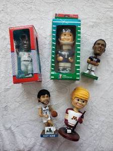 lot 142 image: Collection of Minnesota Sports Bobbleheads  Collection of 5