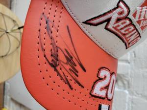 lot 97 image: Autographed TONY STEWART Home Depot Racing Leather Cap