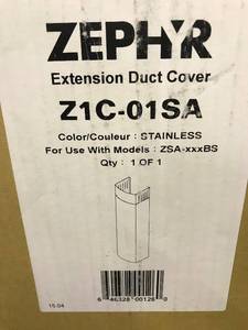 Zephyr Extension Duct Cover