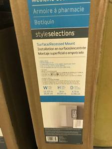 SurfaceRecessed Mount Medicine Cabinet