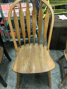Solid Oak Chair