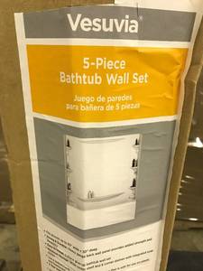 5 Piece Bathtub Wall Set