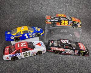 lot 30 image: Lot of 4 Die Cast NASCAR Collectible Cars