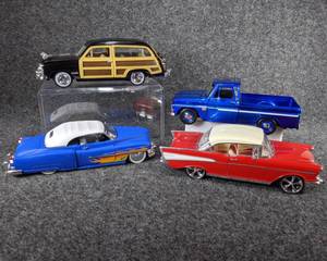 lot 49 image: Lot of 4 Die Cast Collectible Cars