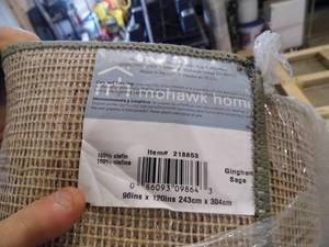 Gingham Sage Mohawk Rug