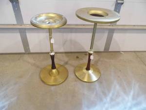 Lot of 2 Floor Ashtray Stands