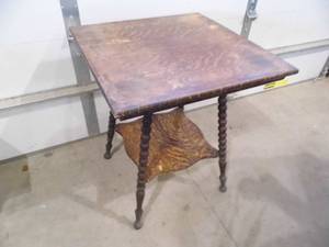 Tiger Oak Parlor Table
