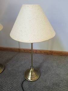 lot 107 image: Pair of Modern Table Lamps