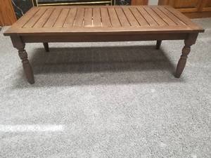 lot 44 image: Wood Coffee Table