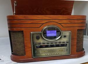 lot 153 image: Crosley Rochester 5 in 1 Entertainment Center