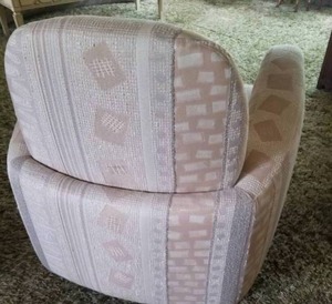 lot 119 image: Modern Upholstered Arm Chair, 2nd of 2 available