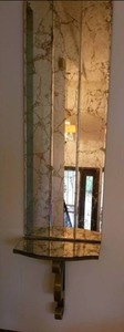 lot 120 image: Retro Vintage Mirrored Hall Table