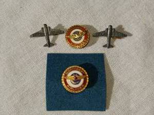 lot 106 image: Northwest Airlines Service Pin Collection  4 Pins