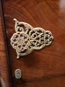 lot 32 image: Art Deco CabinetArmoire With Rotating Panel
