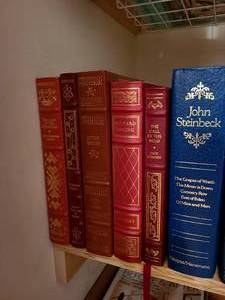 lot 86 image: Lot Of Leather Bound Books