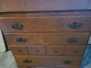 lot 87 image: Wooden DresserOffice Storage