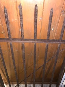 lot 107 image: Heavy Duty Antique Iron Gate Section