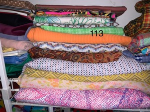 lot 113 image: Lot of Fabric