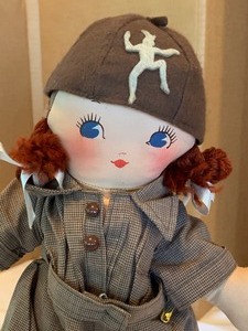 Vintage Cloth Brownie Doll
